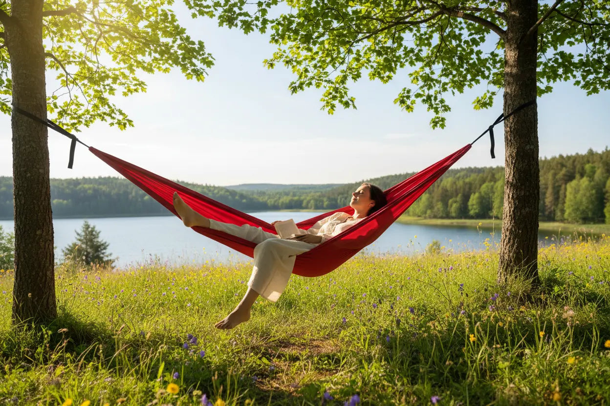 Portable Single Hammock for Camping and Travel Hamacia